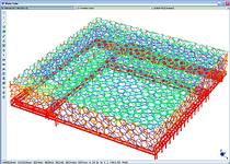 The Strand7 finite element model of the Water Cube